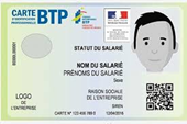 Carte d'Identité Professionnelle – CIP – Carte BTP