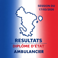 Résultats – Diplôme d'État d'Ambulancier | jury du 17 mars 2026