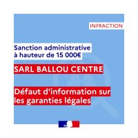 SANCTION ADMINISTRATIVE DE LA DEETS DE MAYOTTE A L'ENCONTRE DE LA SARL BALLOU CENTRE 