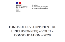 Appel à projets FDI - Volet "Consolidation" 2026